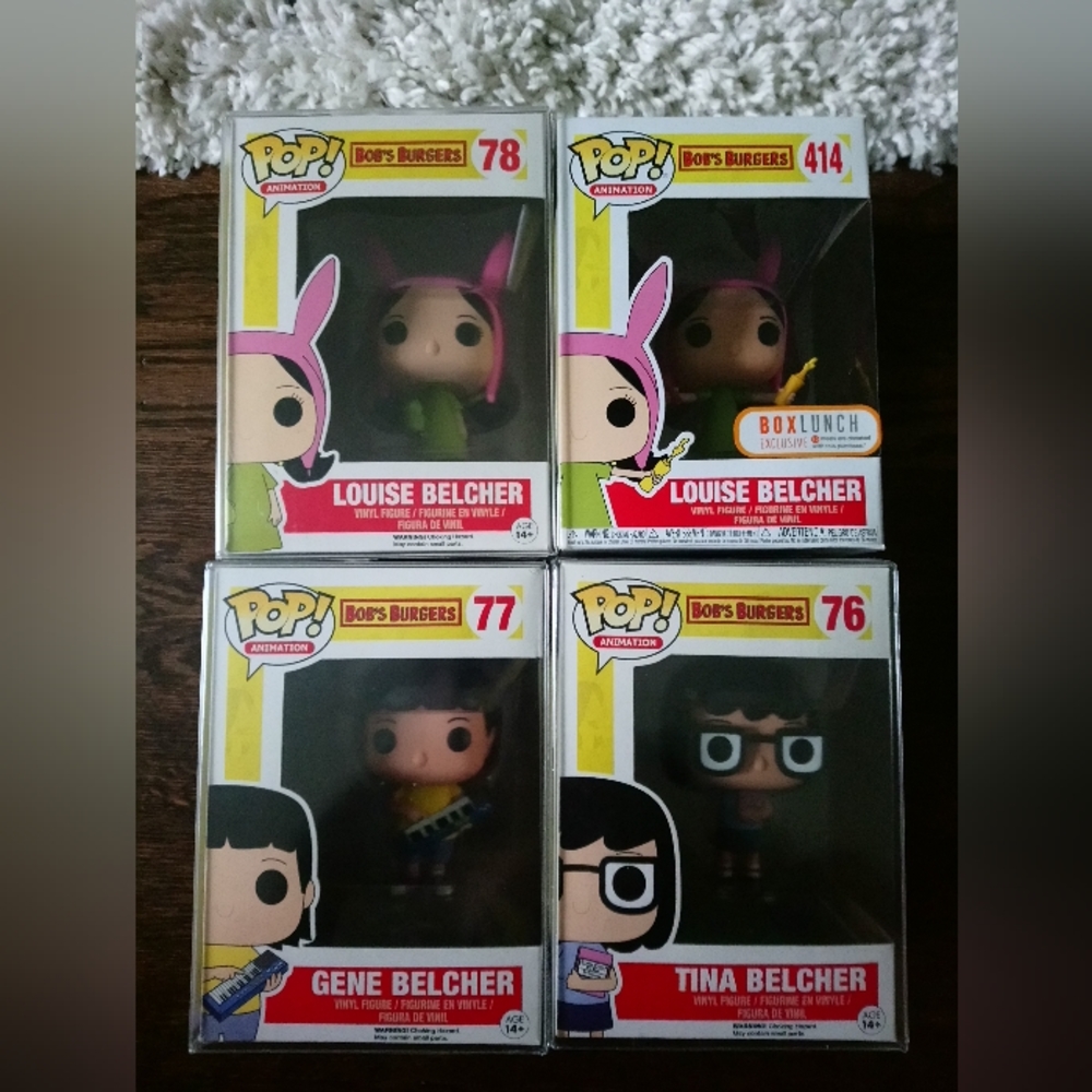 Bobs Burgers vaulted funko pop collection